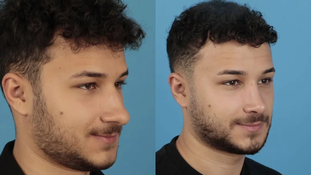 male rhinoplasty turkey before after - best results