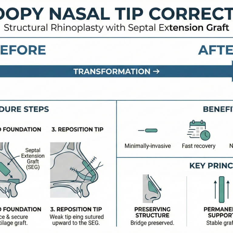 droopy nose tip rhinoplasty